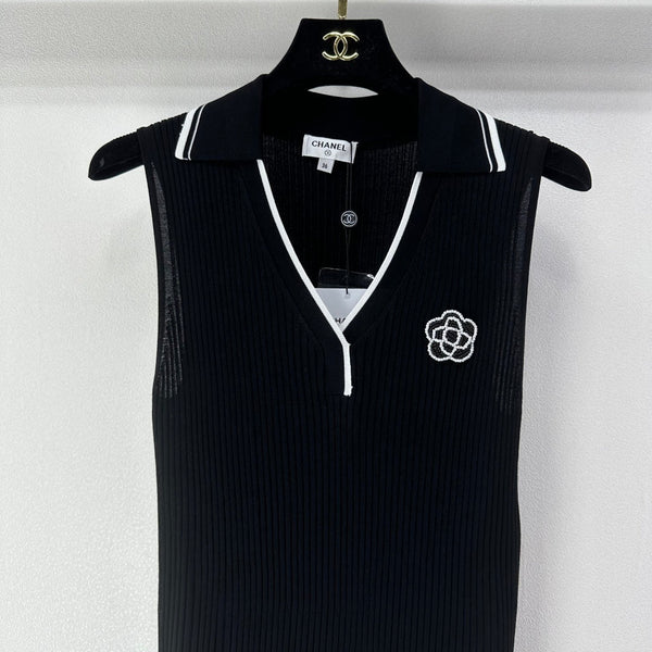 Chanel Vest Black in Polyester 365301