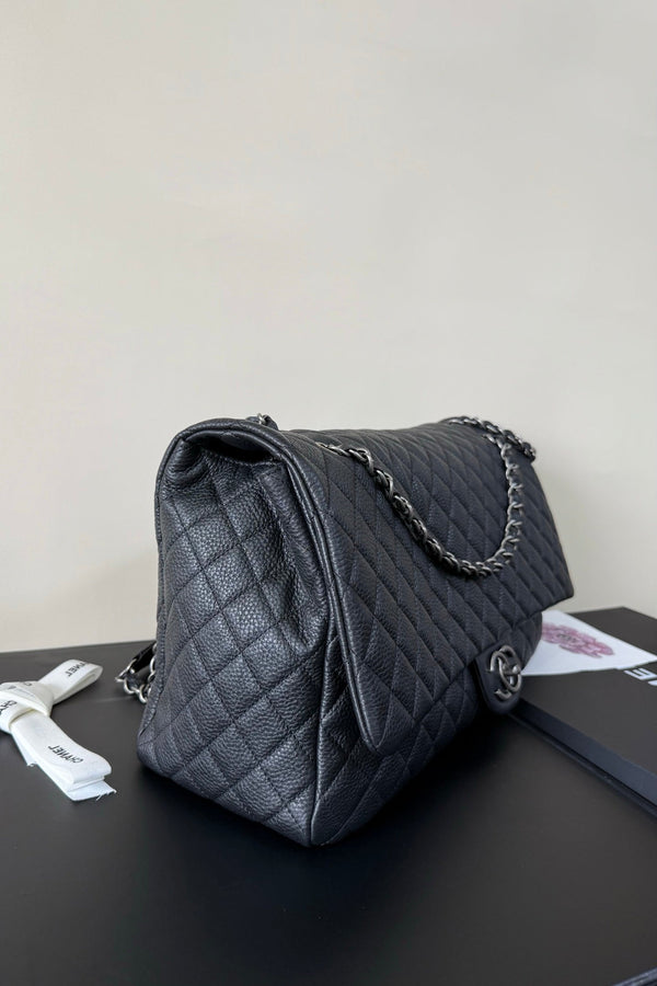Chanel Carry-on bag 45cm Black in Cowhide