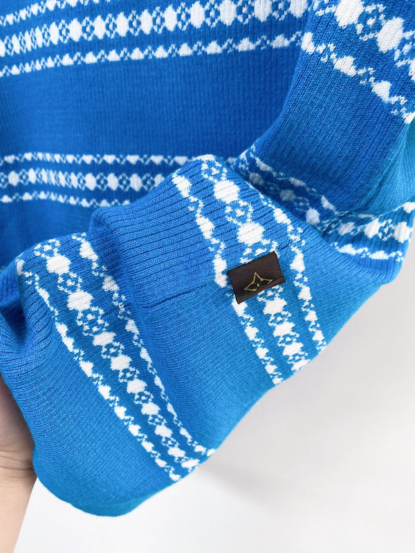 LV Short-Sleeve T-Shirt Blue in Wool 215553