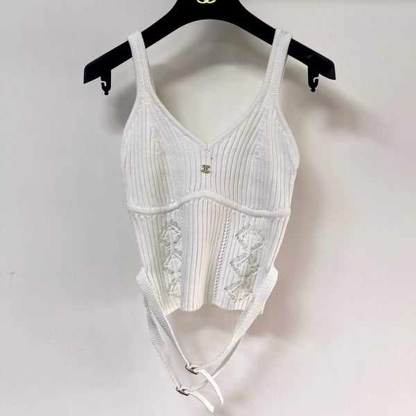 Chanel Bella Camisole White in Cotton 248374
