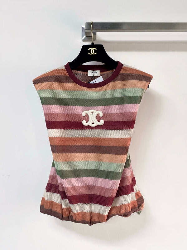 Celine Vest Multicolor in Wool 248412