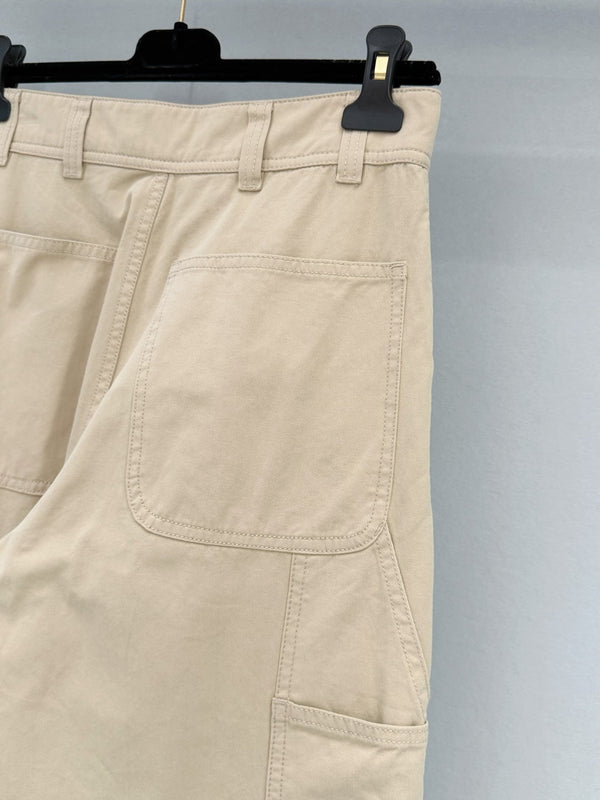 Chanel 26 Cargo Pants Khaki in Cotton 253578