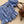 Miu Miu 26 Blue and White Checkered Off-shoulder Top in Cotton 251670