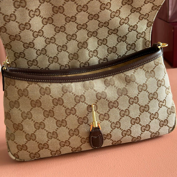 Gucci Aperitivo Medium 26 Shoulder Bag Brown in GG Canvas 284944