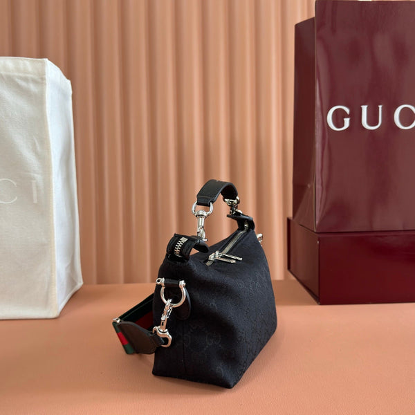 Gucci 26 Coach Shay Crossbody Bag 25.5 Black in Denim 284957