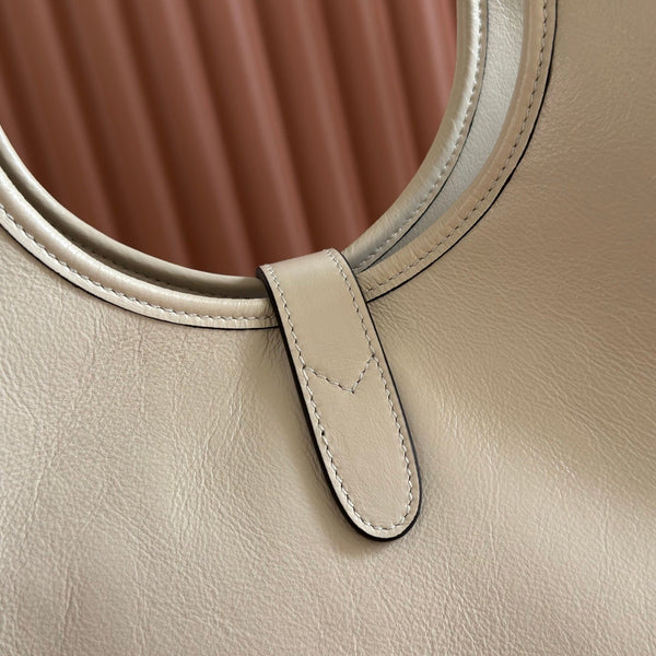 Gucci 26 Mercato Tote Bag 35cm Ivory Gold in Cowhide 284993