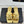 Chanel 26 Camellia Flip-Flops Gold in Cowhide 706390