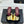 CC 26S Double C Patchwork Sandal 50 Black Gold in Custom leather 706377
