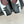 CC 26S Double C Patchwork Ballet Flat Black White in Cowhide 706366