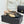 Chanel Double C Bow Chain Slingback Beige Black in Cowhide 717778