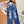 Chanel 26 Double C Logo Straight Leg Pants Blue in Cotton 298254
