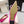 Mach & Mach 26SS Rhinestone Bow Flats Pink in Silk 722451