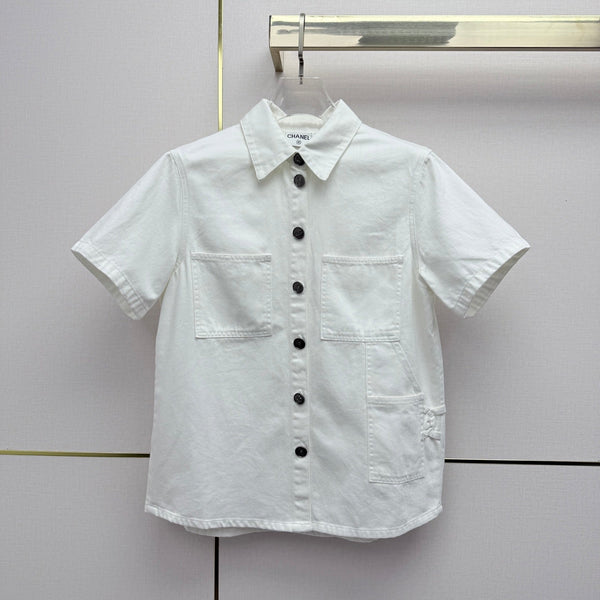 Chanel 26 Shirt White in Cotton 367724