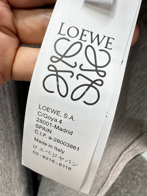 Loewe 26SS Short-sleeved T-shirt Light Gray in Cotton 326555