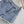 Loewe 26 Embroidered Frayed Edge Shorts Blue in YB Twill Cotton Denim 375346