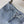 Loewe 26 Embroidered Frayed Edge Shorts Blue in YB Twill Cotton Denim 375346