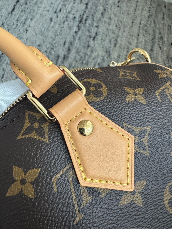 Louis Vuitton Speedy Soft 30 Brown in Canvas Cowhide