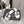 Chanel Double C Flat Slip-on Sandals White in Lambskin 740708