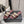 Chanel Double C Flat Slip-on Sandals Burgundy in Lambskin 740707