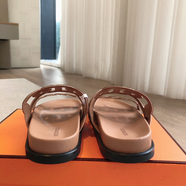 Hermès Extra Sandal Brown in Cowhide 743959