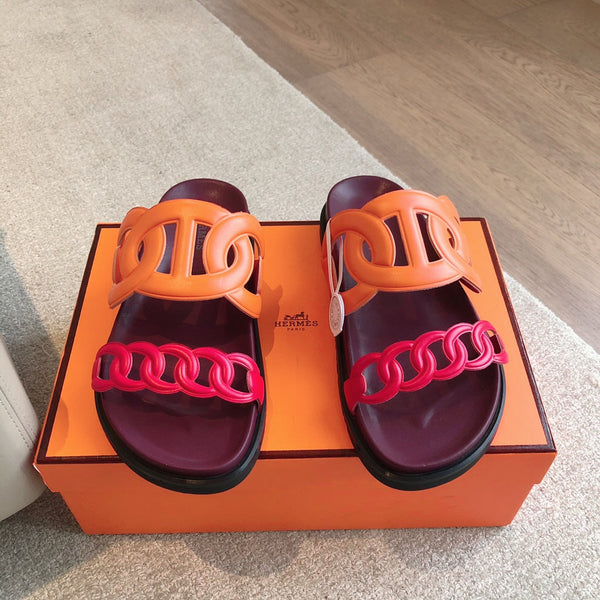 Hermès Extra Sandal Colorfull in Cowhide 743960