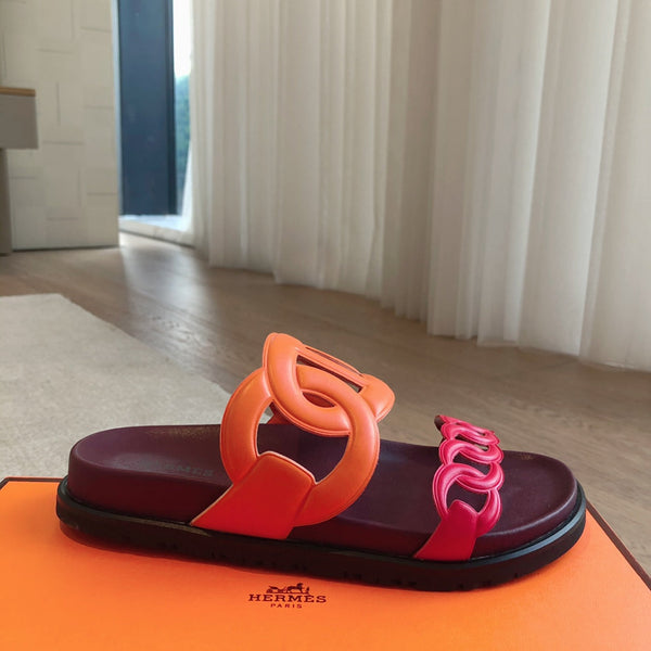 Hermès Extra Sandal Colorfull in Cowhide 743960