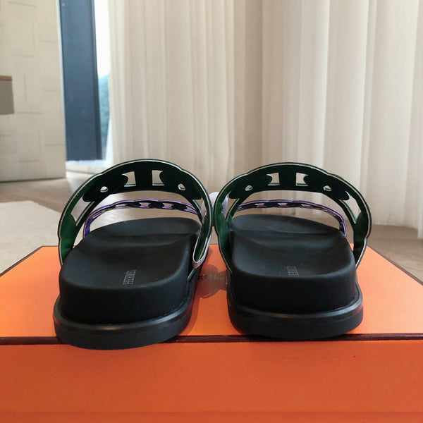Hermès Extra Sandal Colorfull in Cowhide 743961