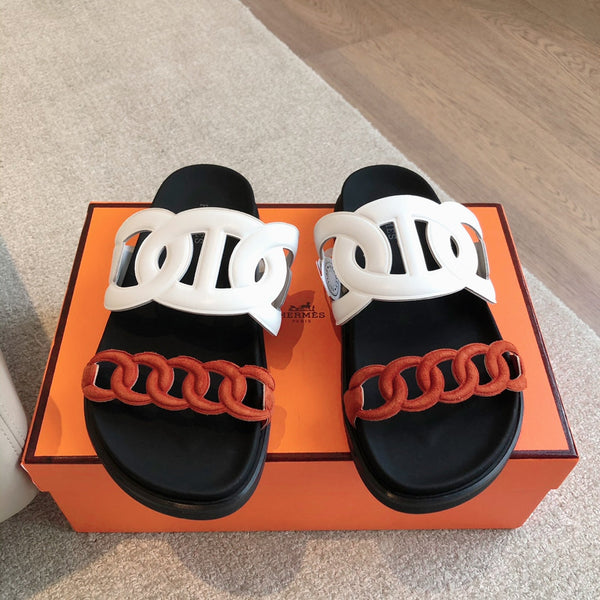 Hermès Extra Sandal Colorfull in Cowhide 743962