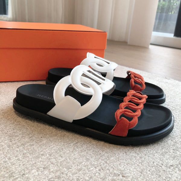 Hermès Extra Sandal Colorfull in Cowhide 743962