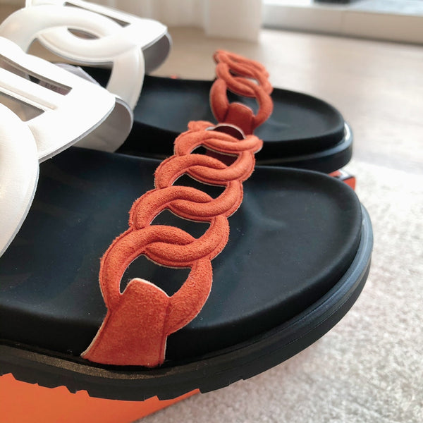 Hermès Extra Sandal Colorfull in Cowhide 743962