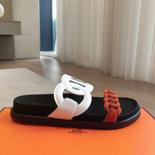 Hermès Extra Sandal Colorfull in Cowhide 743962