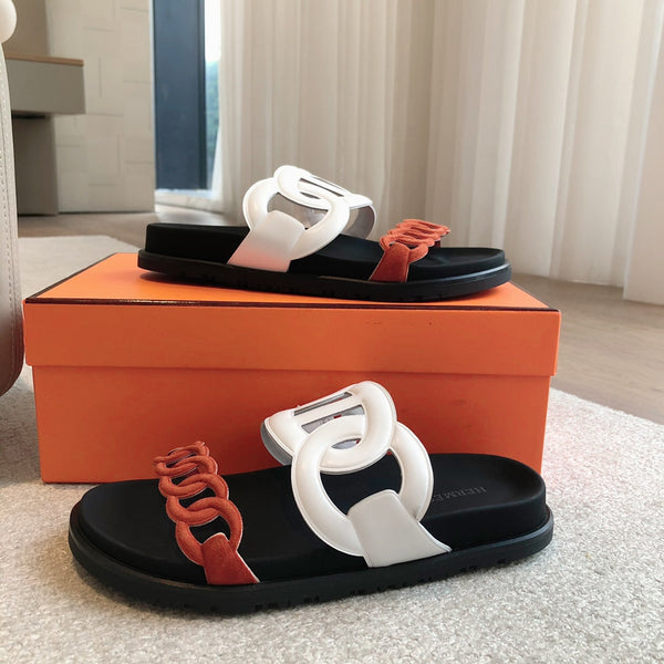 Hermès Extra Sandal Colorfull in Cowhide 743962