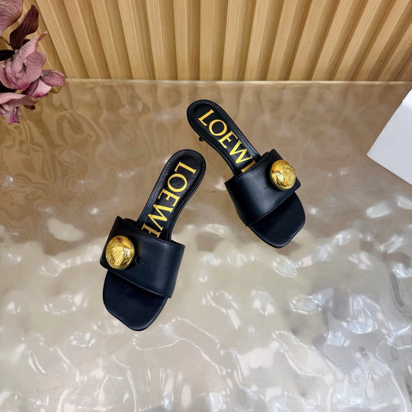 Loew 26 Sandal 45 Black in Cowhide 749387