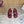 Loew Toggle Sandal Burgundy in Cowhide 749329