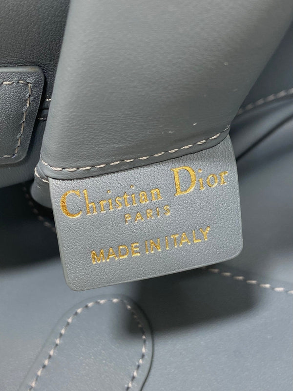 CD Toujours Vertical 23cm Light Blue in Suede 286500