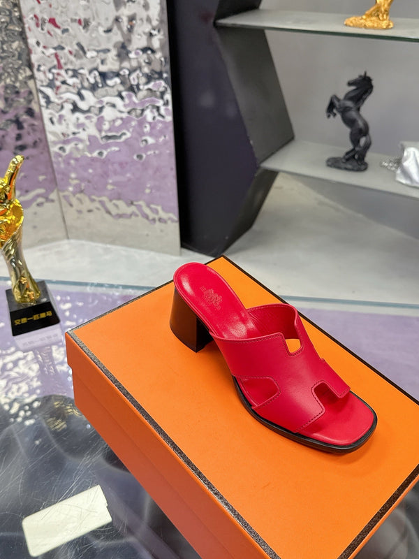 HM Sandal 90mm Red Rose in Cowhide 757944