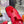 HM Sandal 90mm Red Rose in Cowhide 757944