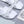 Loew 26 Knotted Closed-Toe Flat Mules White in Lambskin 759432