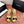 CC 26SS Pearl Heel 70mm Bow Sandals Gold in Netting fabric 760567
