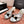 CC 26SS Pearl Heel 70mm Bow Sandals Silver in Netting fabric 760566
