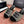 CD 26SS Pearl Heel 70mm Bow Sandals Black in Cowhide 760558