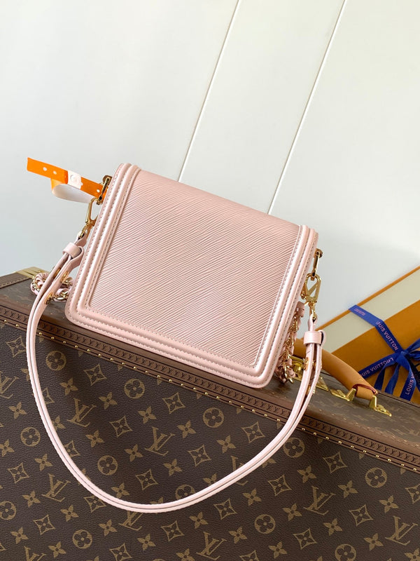 LV Dauphine Bag Light Pink in Cowhide 286674