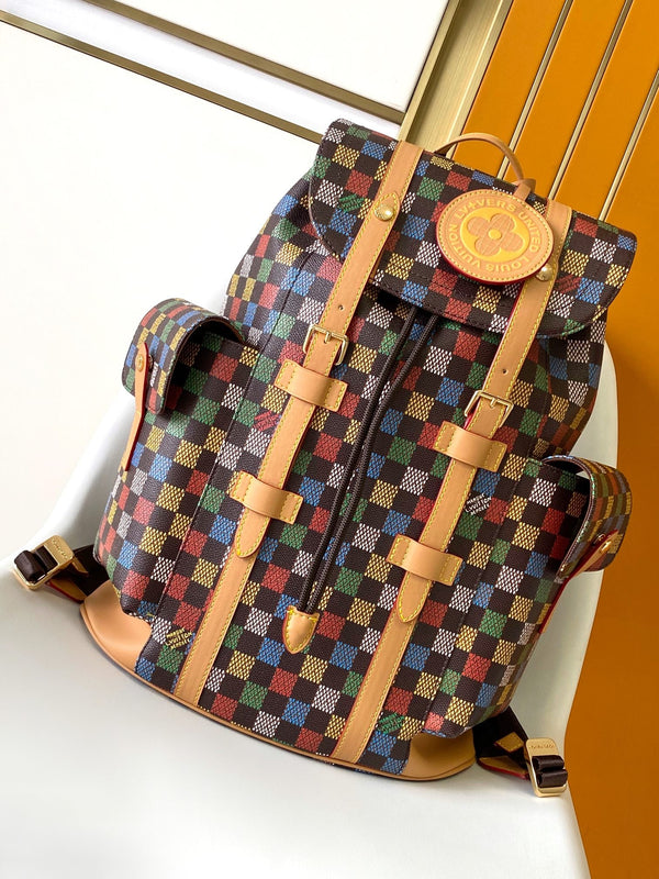 LV Christopher Backpack Colorfull in Monogram Canvas 286774