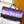 LV Keepall 55 Travel Bag Purple Gradient in Monogram coated Canvas 287221