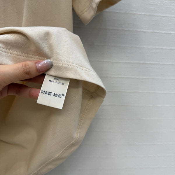 HM T-shirt Beige in Cotton 381540