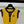 Miu 26 Crew Neck Vest Yellow in Wool 382106