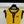 Miu 26 Crew Neck Vest Yellow in Wool 382106