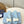 Pra Bow-Tie Stylish Flat Sandals Blue in Lambskin 771277