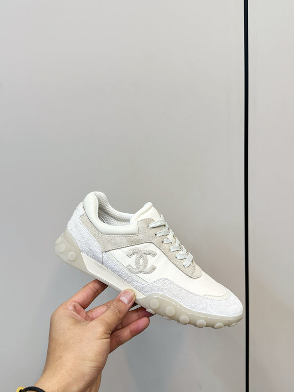 CC 26S Baseball Shoes Ivory in Suede and cotton Panels 771239