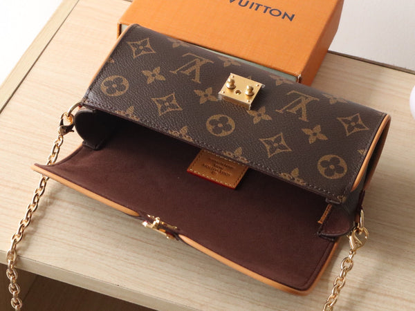LV Pochette Camille Bag 20.5cm Brown in Monogram Canvas 248029